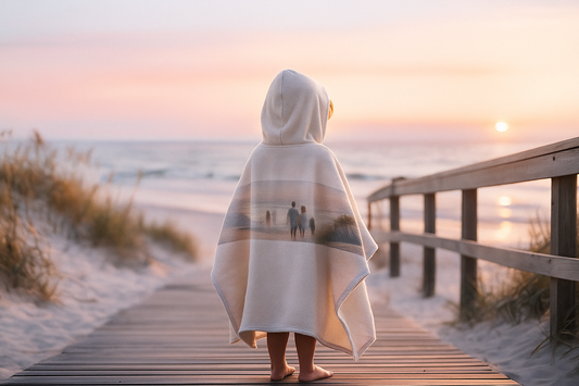 Custom Kids Hooded Towel - Sky High Gallery