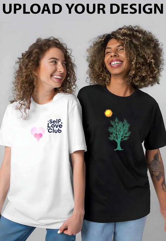 Custom Photo T-Shirt – 100% Cotton Unisex Tee - Sky High Gallery