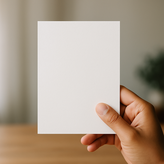 Greeting Card - your photo on the front cover (or upload new one). Add card message in text box.