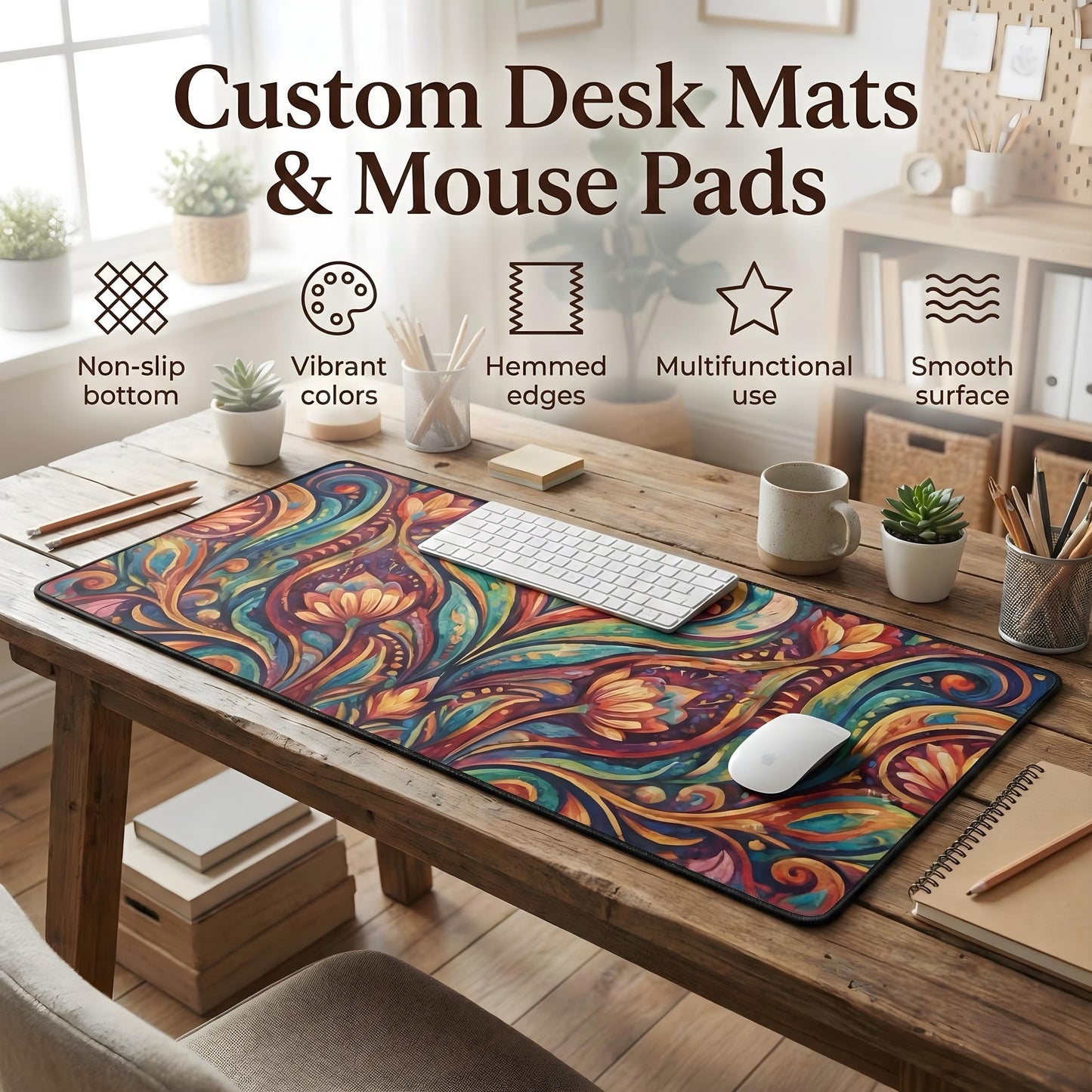 Custom Photo Desk Mats & Mouse Pads