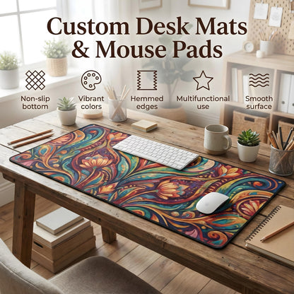 Custom Photo Desk Mats & Mouse Pads
