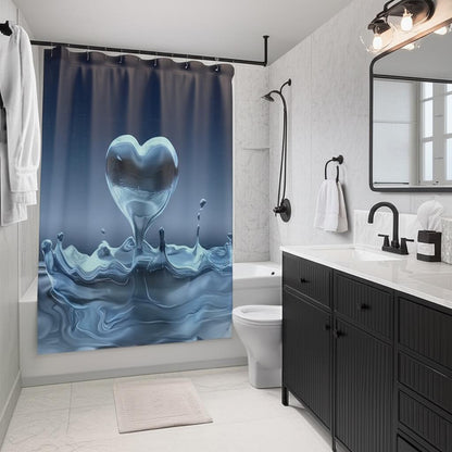Custom Photo Shower Curtain – Personalized Waterproof Fabric from Your Picture
