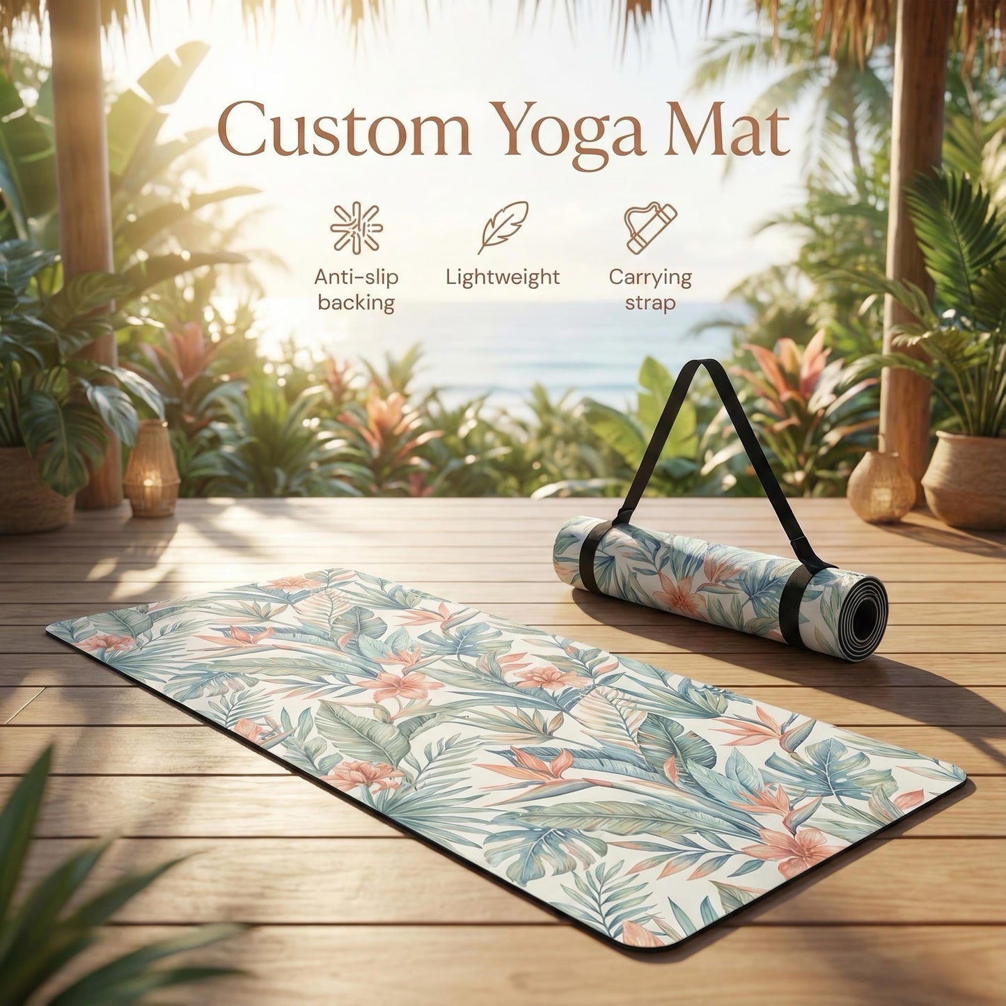 Custom Photo Yoga Mat