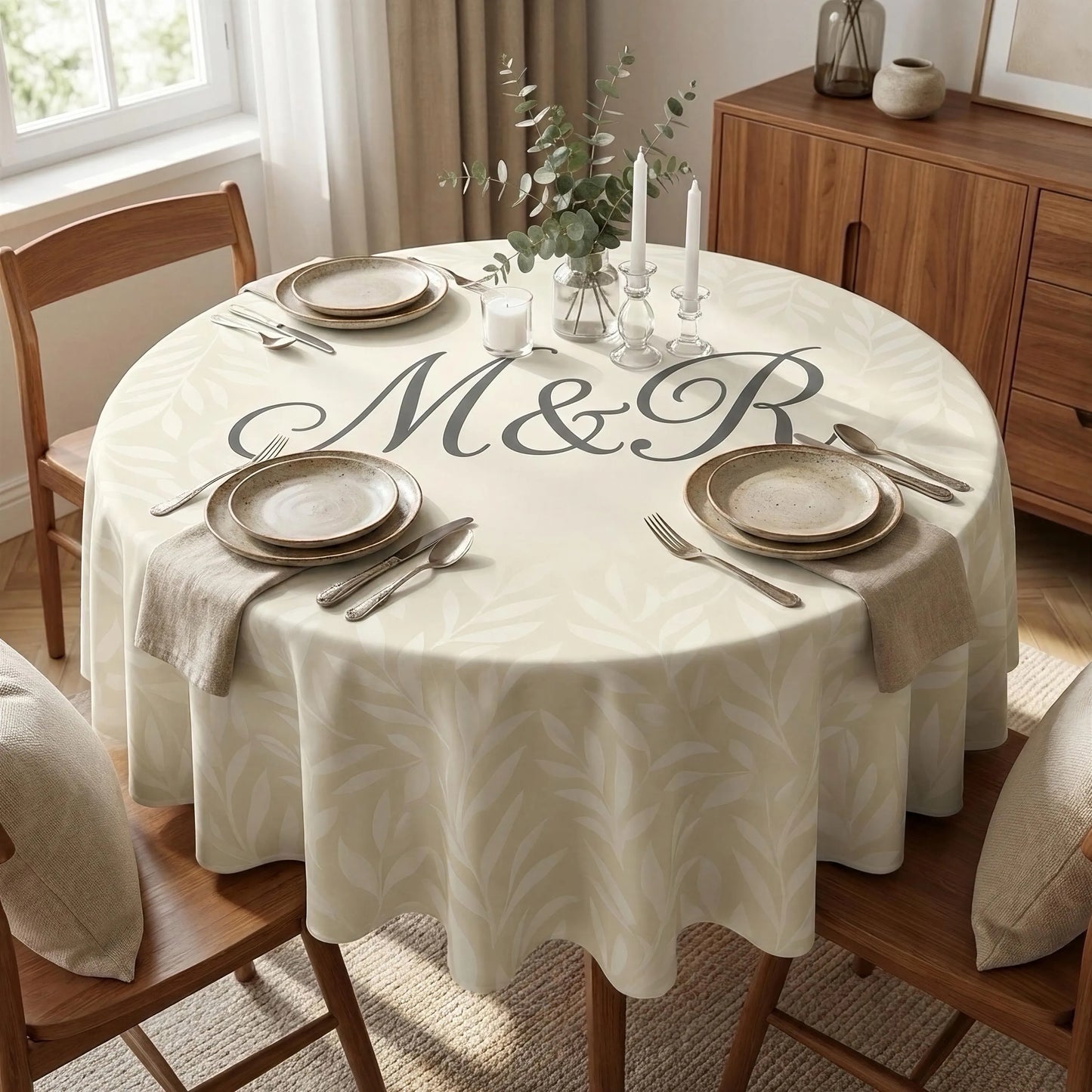 Custom Photo Tablecloth 55x55