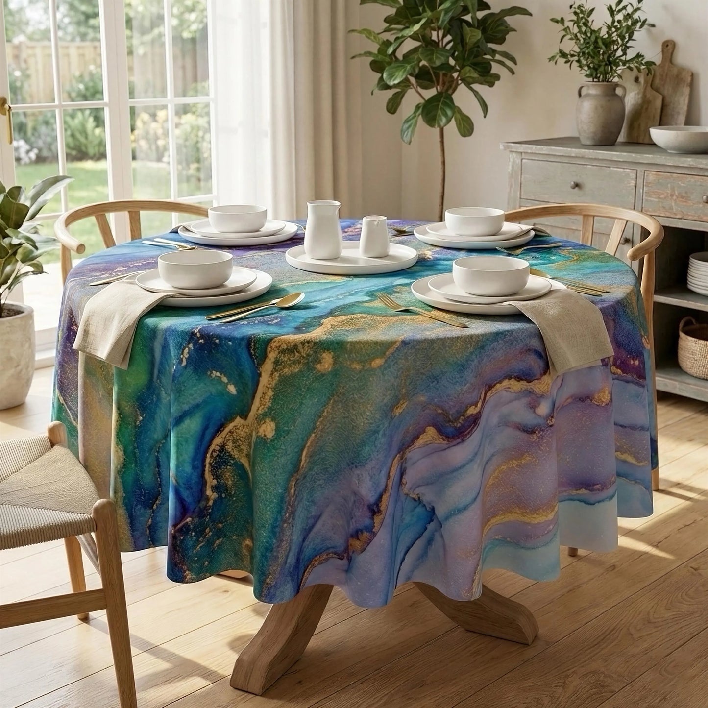 Custom Photo Tablecloth 55x55