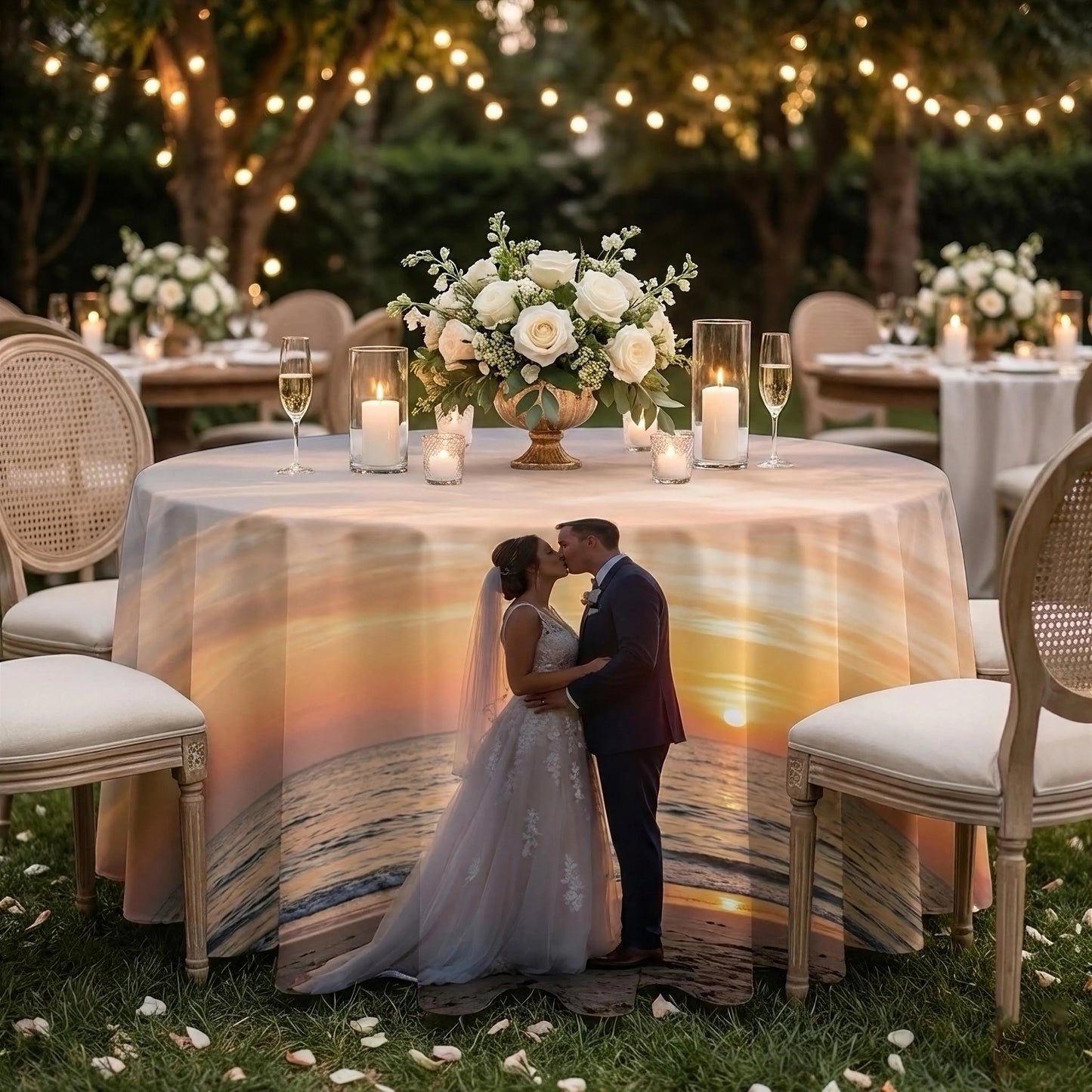 Custom Photo Tablecloth 55x55