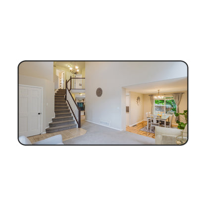 Luxury Suburban Home Foyer Interior Desk Mat | Real Estate Office Decor