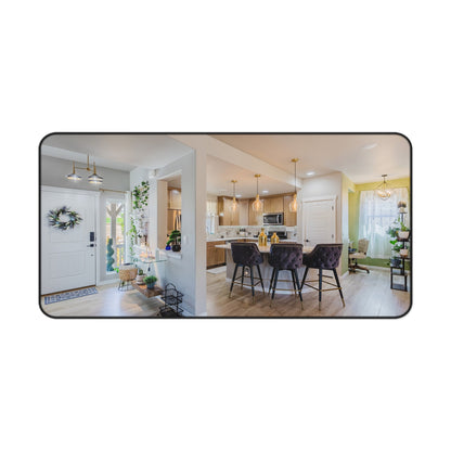 Luxury Real Estate Interior Desk Mat | Extended Modern Home Office Mouse Pad