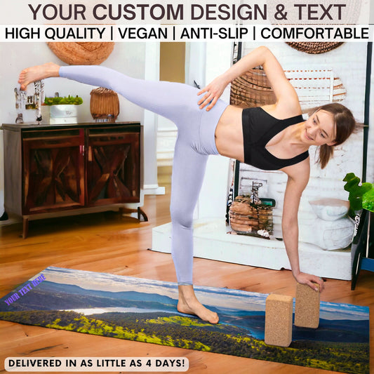 Custom Photo Design Yoga Mats (Etsy) - Sky High Gallery