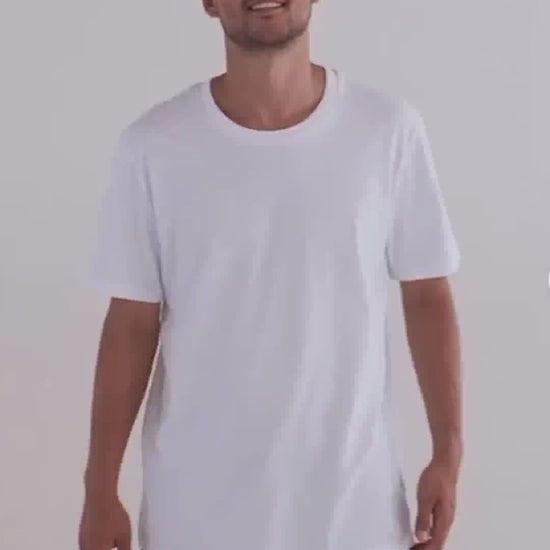 close-up of custom photo print on 100% cotton unisex t-shirt