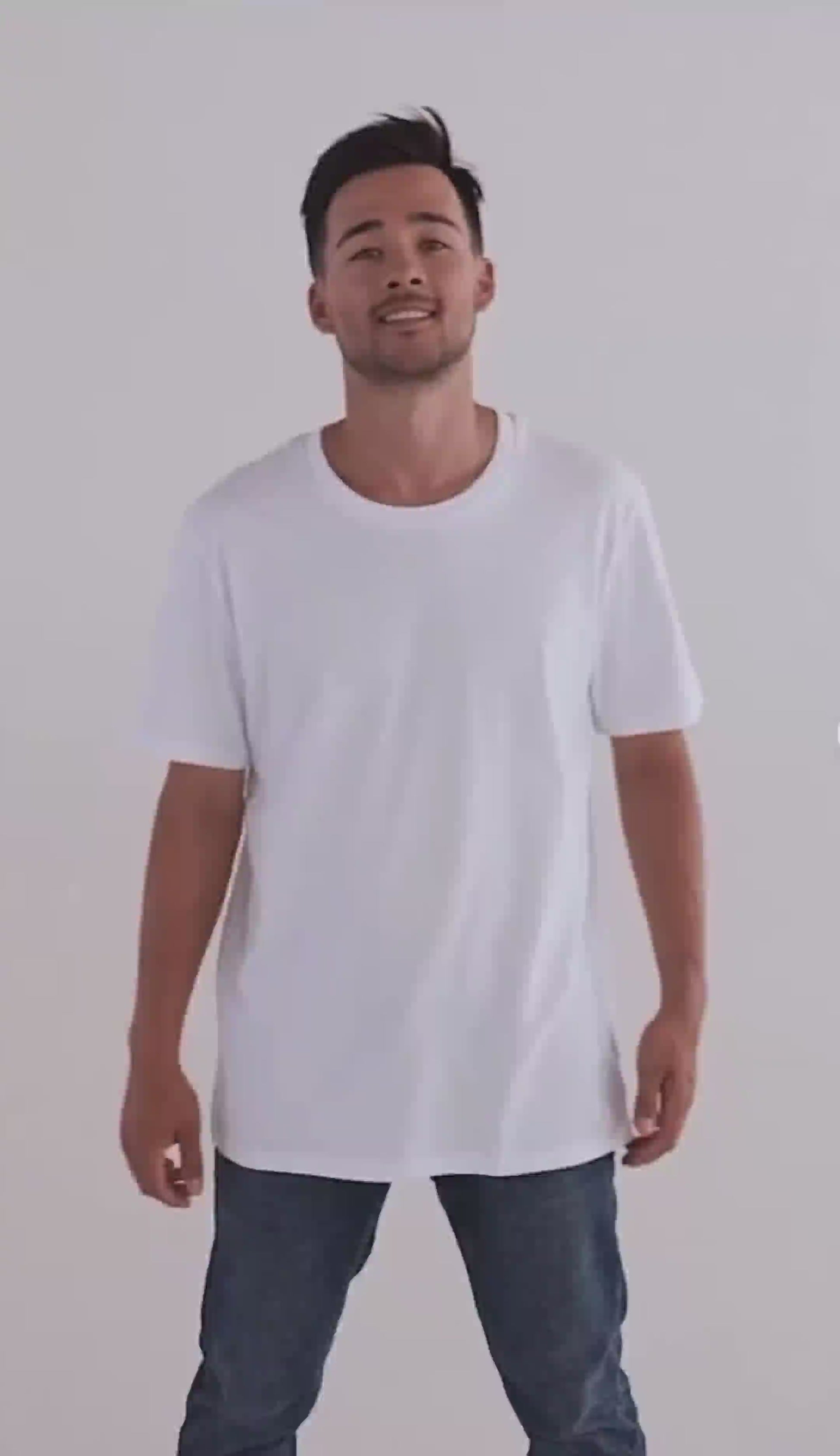close-up of custom photo print on 100% cotton unisex t-shirt